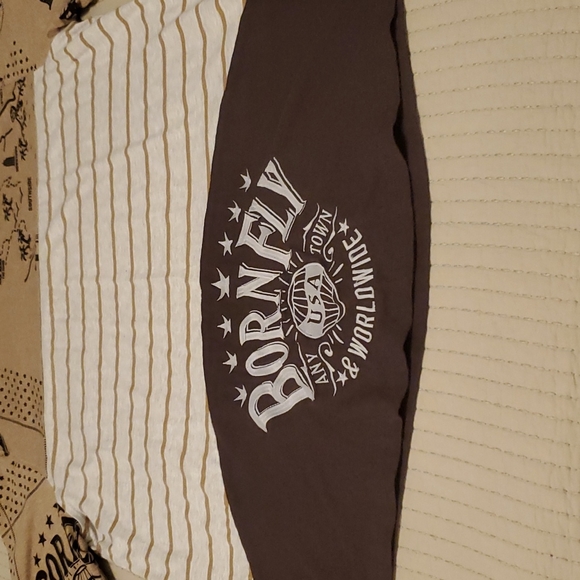 Born Fly Size 3XL T-shirt Tan and Brown - Picture 8 of 16